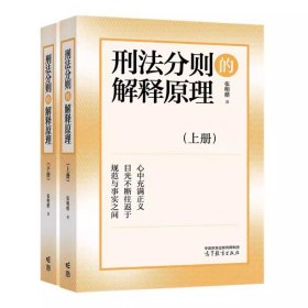 刑法分则的解释原理 上下册 张明楷