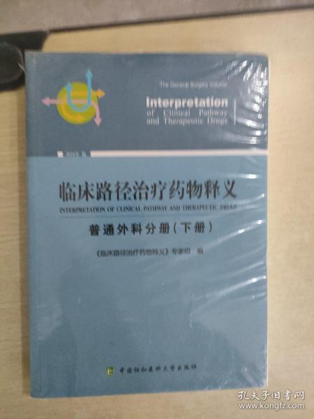 临床路径治疗药物释义 普通外科分册(下册) 2018年版 临床路径治疗药物释义专家组 著 临床路径治疗药物释义专家组 编