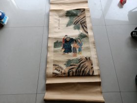 乡下收的李育人物画