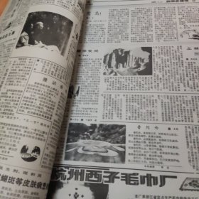 江南游报1987年合订本第9期一62期，（有江南游报停刊号1987年12月29日，停刊号）