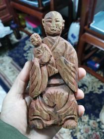 清代人物老木雕，220元，保真包老