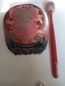 民国老木鱼(长17cm，宽40cm，高21cm).