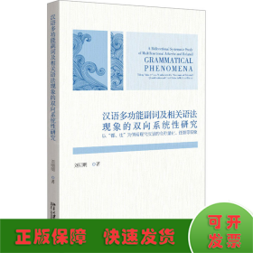 汉语多功能副词及相关语法现象的双向系统性研究