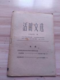 活页文选 1966年19