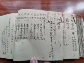 (宁波慈城文献）清 同治《房租总清账本》 一厚册(品相如图自定）(开设丽源洋药店 鄞县 陈雨久三藩节制门内)(严来顺剃头店) (炎帝会祀屋)(便种佃人 司徒岳瑞 奉化县人)(柳山重阳会祀地 本城竺巷口东首)等