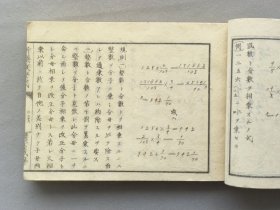 日本《改正 新撰数学解式》一册全 明治10年（1877年）线装和刻本 品相如图