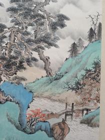 黄山寿山水画立轴