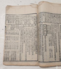 《象吉备要通书》，清代木刻版，卷十五至十八，四卷全。