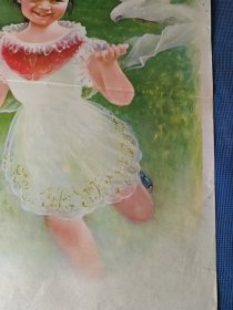 小鸽子，80年代宣传画