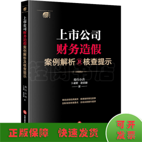 上市公司财务造假案例解析及核查提示【非】