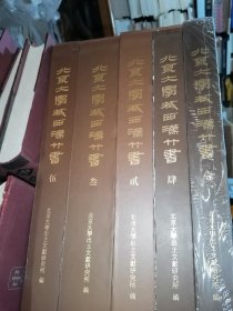 北京大学藏西汉竹书（第一至五卷）8开 5函6册