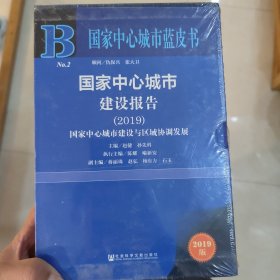 国家中心城市建设报告（2019）（中英文对照）（全两册）全新，未拆封