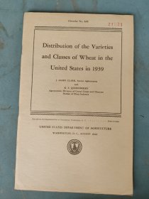 民国 1939年美国小麦品种和种类的分布