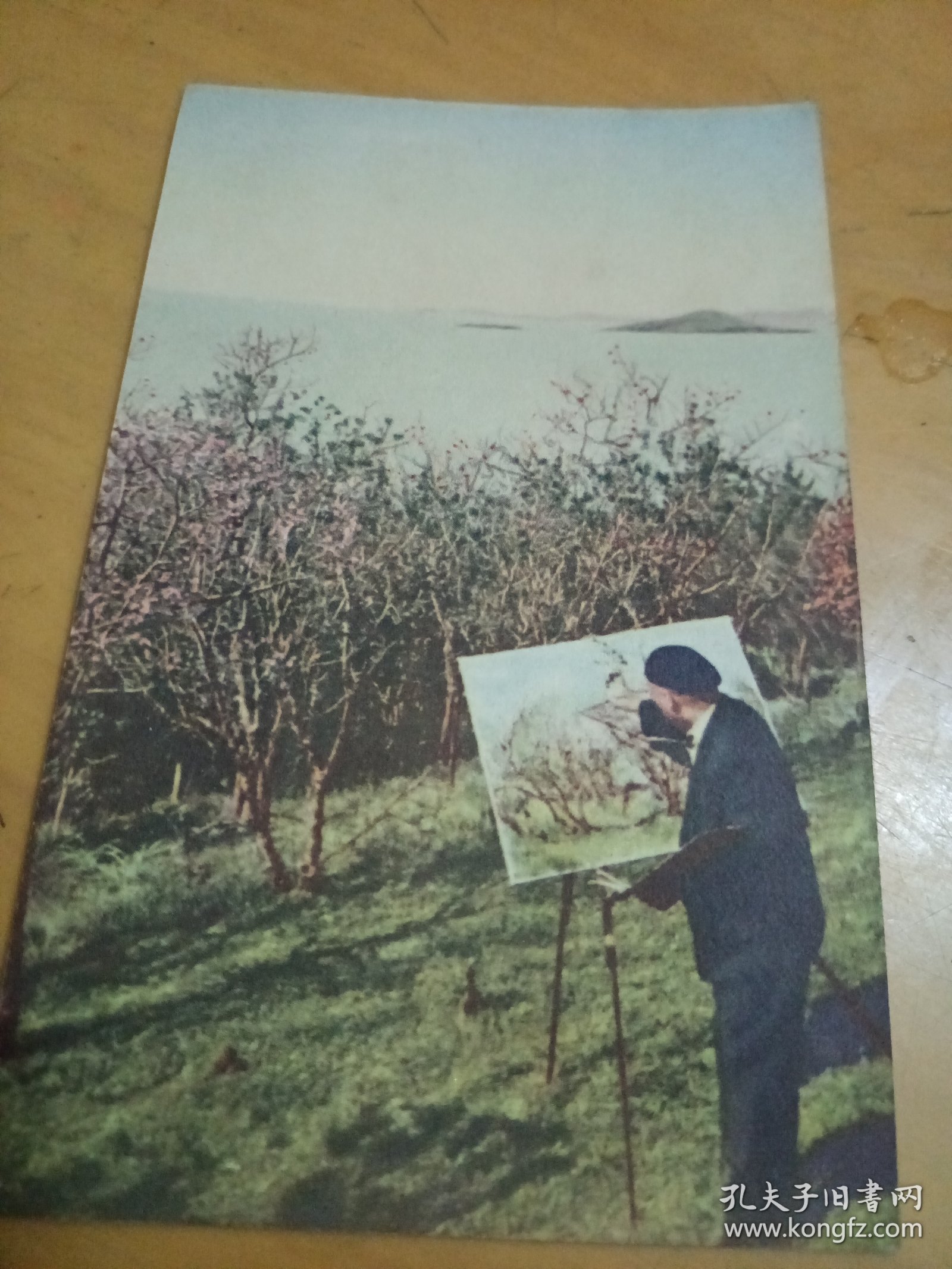 太湖，50年代彩色画片，敖恩洪摄，全六枚。缺封套！