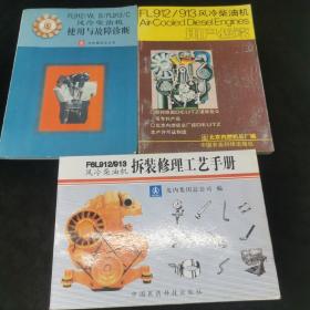 FL912/913风冷柴油机用户必读+FL912/W、B/FL913/C风冷柴油机使用与故障诊断+风冷柴油机拆装修理工艺手册 三本合售