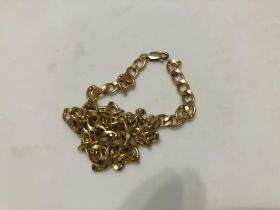 包邮！仿金首饰铜项链