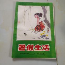 80年代老课本.暑假生活（初二.数学）使用本品自鉴1