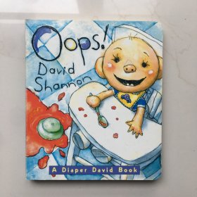 Oops! (A Diaper David Book)  Board Book 大卫宝宝的故事：唬    英文  卡板书