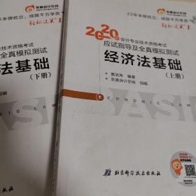 东奥初级会计2020 轻松过关1 2020年应试指导及全真模拟测试经济法基础 (上下册)轻一