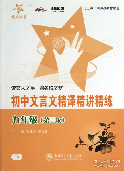 中学生文言文阅读丛书：初中文言文精译精讲精练（9年级）