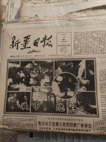 新疆日报合订本1992年4月1-29期（缺第27期）散装折叠发货