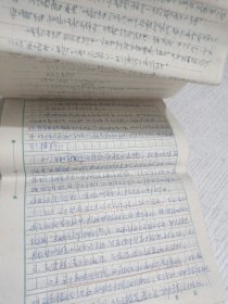八十年代武汉大学测绘学院老教授手稿(马克思主义?论著——读?)