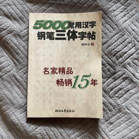 5000常用汉字钢笔三体字帖