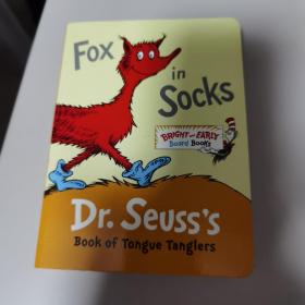 Fox in Socks: Dr. Seuss's Book of Tongue Tanglers (Board Books) 英文原版【几近全新】