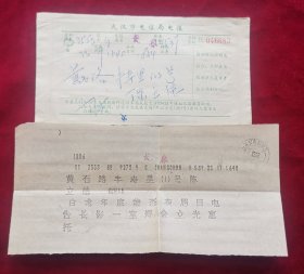 1980年长春电影制片厂女导演郑会立，长春电影制片厂著名摄影家李光惠关于电影电报