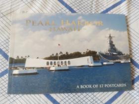 珍珠港明信片 夏威夷 亚利桑那号遗址 海军 明信片整本17张