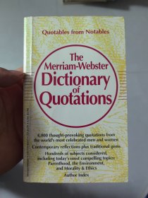 The Merriam-Webster Dictionary of Quotations