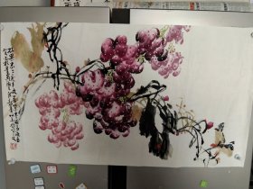 马龙青国画48乘87小三尺超级精品 马龙青：山东莱阳人，别名龙青、室名竹林斋。生前为中国美术家协会会员！曾任青岛市文化局局长、青岛文联副主席、青岛画院副院长、中国美协山东分会副主席！后为青岛文联名誉主席、青岛画院名誉院长、山东画院顾问，“齐鲁十二老”之一