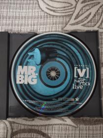 正版CD 大先生乐队 MR.BIG 盒子是hey man 里面的碟子是at the hard rock live