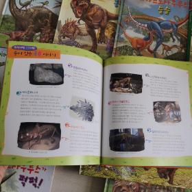 韩语原版儿童绘本 精装 恐龙 12册合售