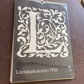 Literaturkalender 1986