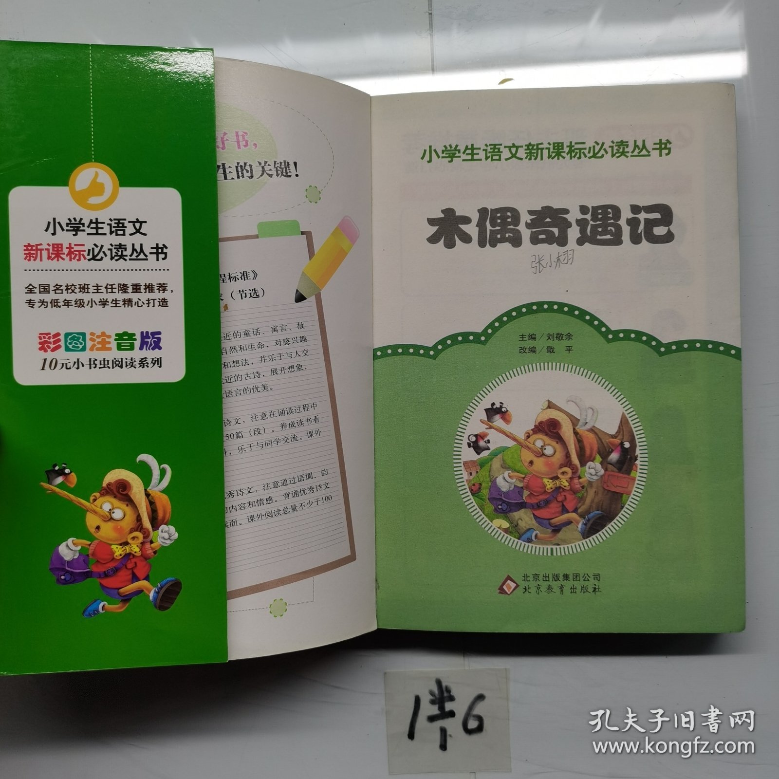 木偶奇遇记彩图注音版