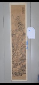 工艺品手绘 山水镜片190*36 cm