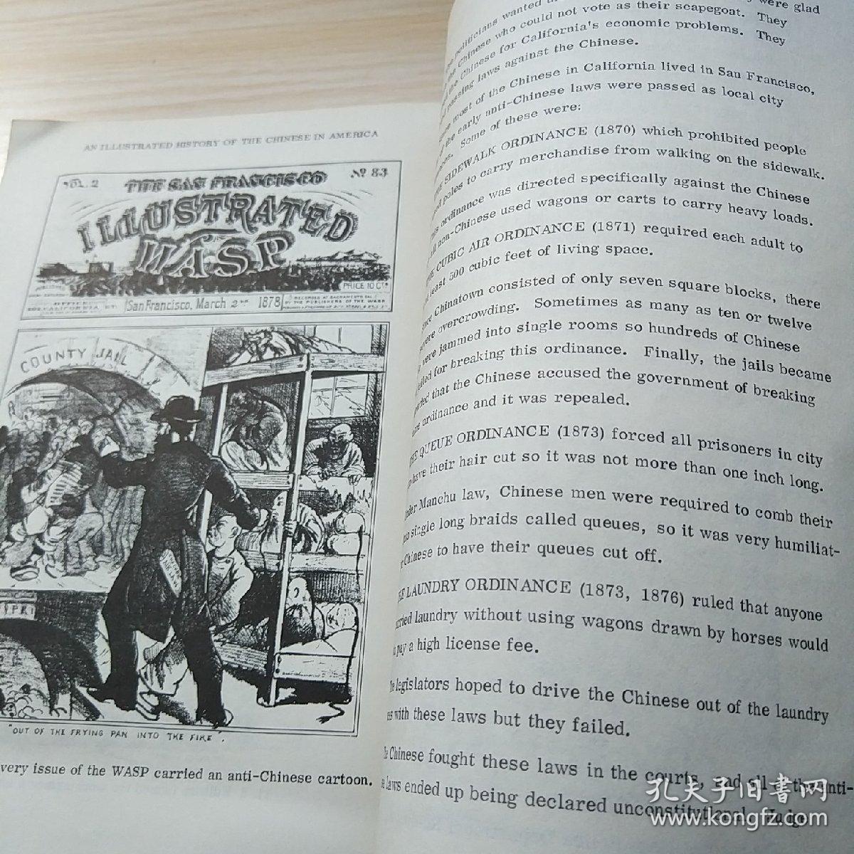 An illustrated history of the chinese in america 英文原版