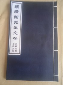 胡峄阳先生文存