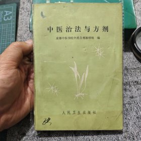 中医治法与方剂