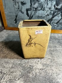 80年代，粉段签筒，开线