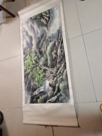 吳子明畫作—蜀山青
