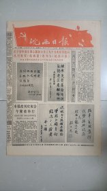 1995年皖西报停刊号、皖西日报创刊号一套