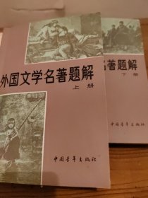 外国文学名著题解（上，下册）