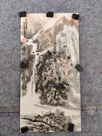朱威写意山水，卡纸，便宜卖了