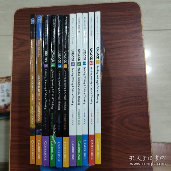 unlock 教材 【1-5 1-5缺2 A1 A1 11本合售】