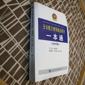 公安机关刑事执法程序一本通（2020年版）