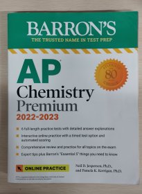 Chemistry Premium Barron's test prep