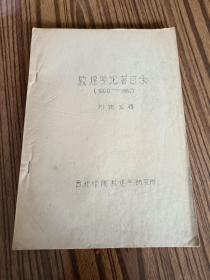 敦煌学论著目录(1909一1982)刘进宝辑(油印本)