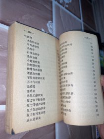 协定处方手册 （1964年 吉林医科大学）